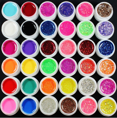 Nail Glitter phototherapy gel