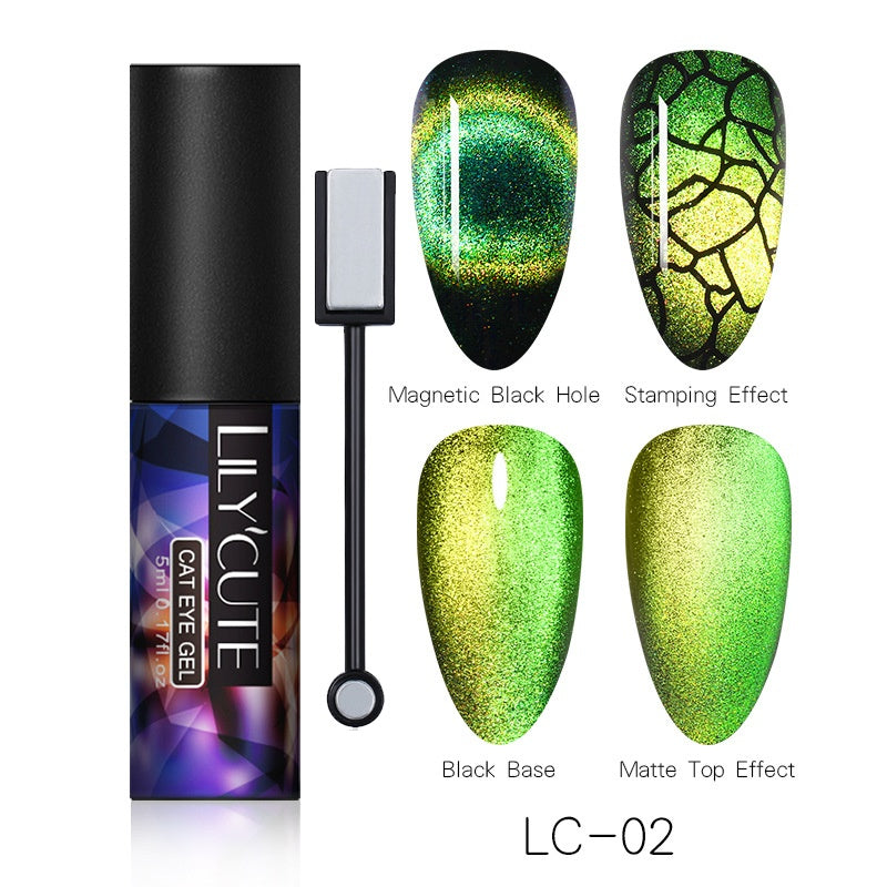 Lilycute Magic Wide Cat Eye Nail Polish