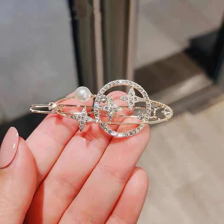 Japan And South Korea Dream Planet Barrettes Internet Celebrity Bang Side Clip Girl Head Clip Frog Buckle