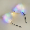 Japanese Luminous Plush Fox Ear Hair Hoop