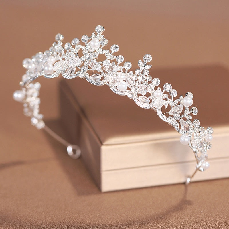 Elegant Handmade Crown Bridal Headdress Women's Wedding Dress Hair Accessories