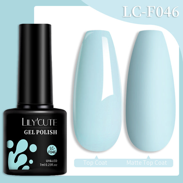 Lilycute Color Changing Thermal Gel Nail Polish Winter Purpl
