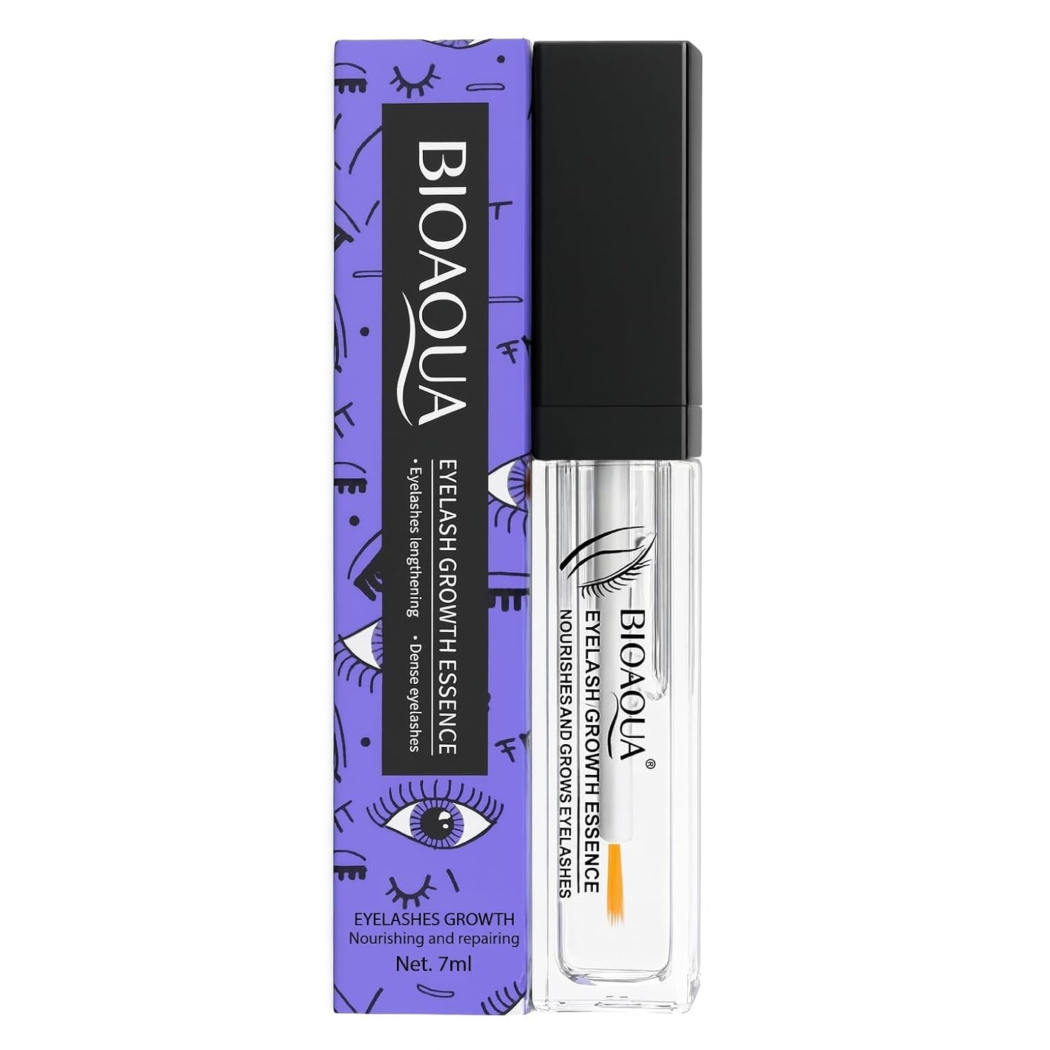 BIOAOUA Curling And Lengthening Mascara With Moisturizing Formula For Thick And Long Lashes