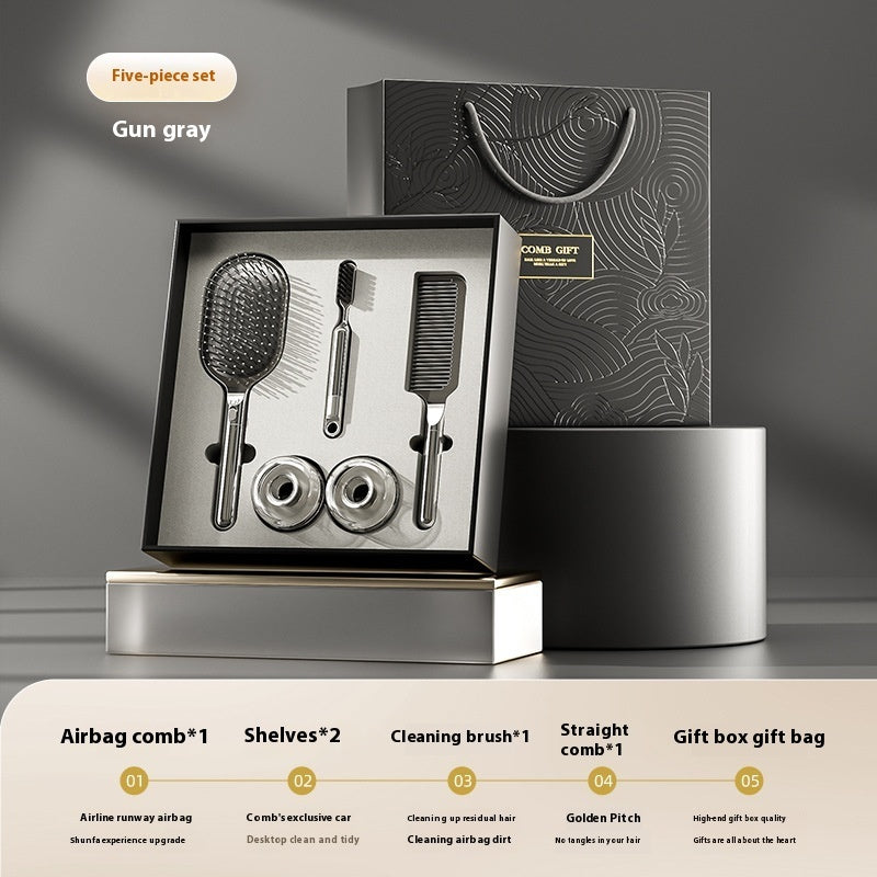 Airbag Comb Gift Set Light Luxury And Simplicity Style Business Suit