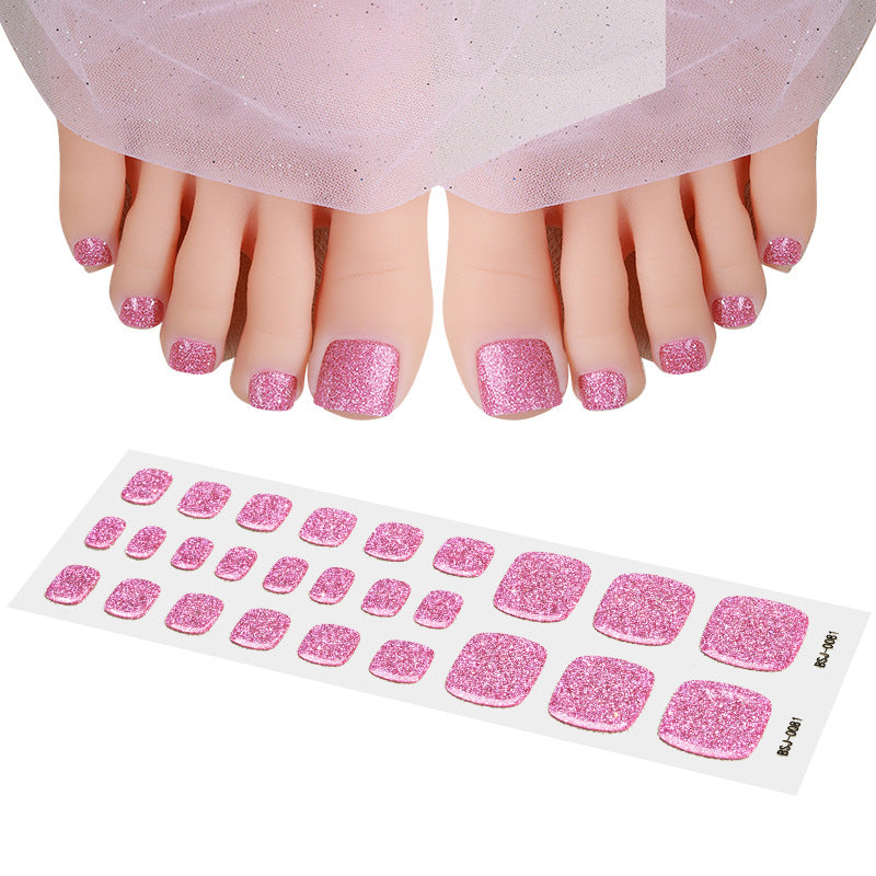 Pure Color Gel Nail Sticker