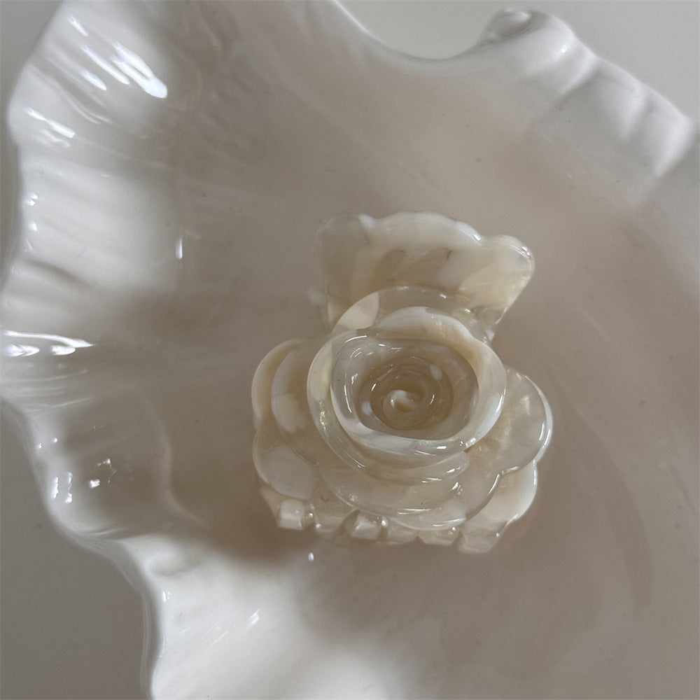 Flower Acetate Hairpin Sweet Petals Simple