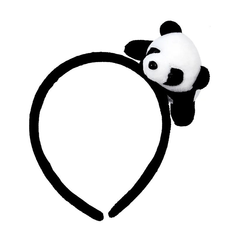 Cute Cartoon Plush Panda Headband Hair Accessories