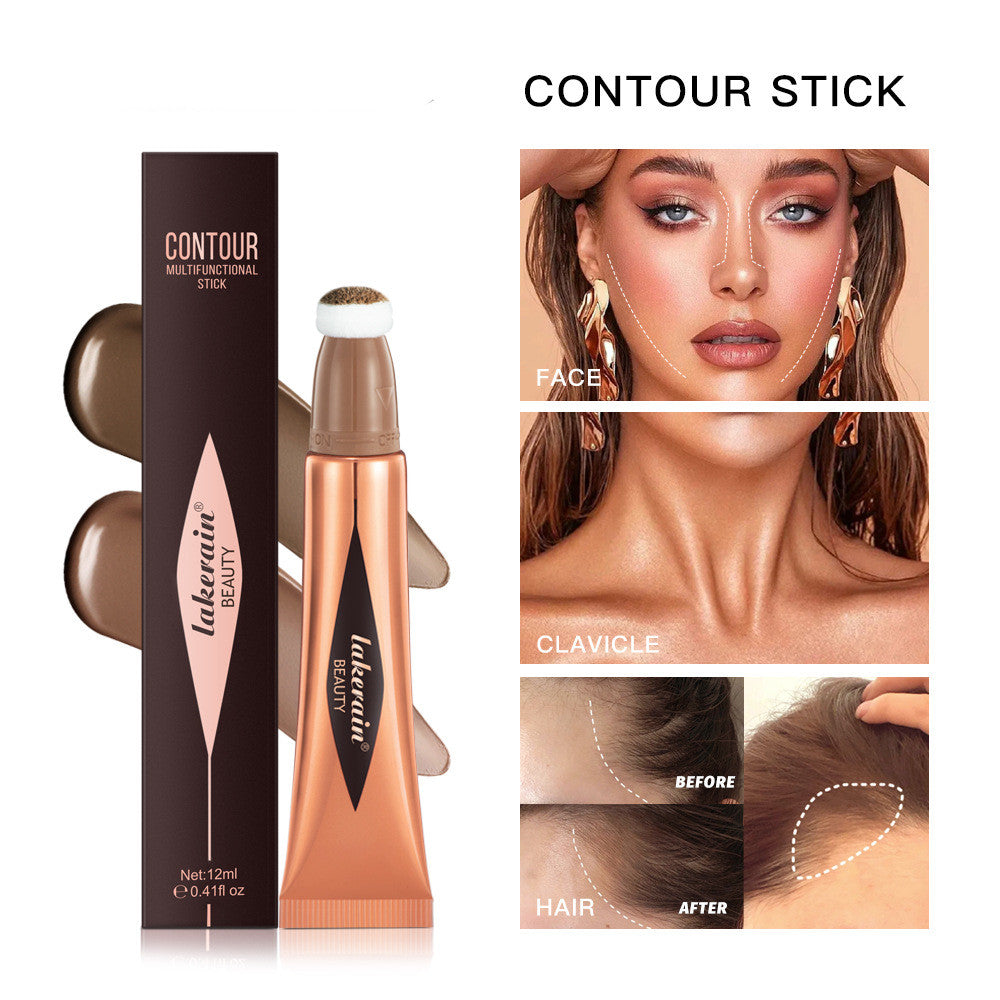 Lakerain Multifunctional Cosmetic Brush Blush Highlight Shading Pen