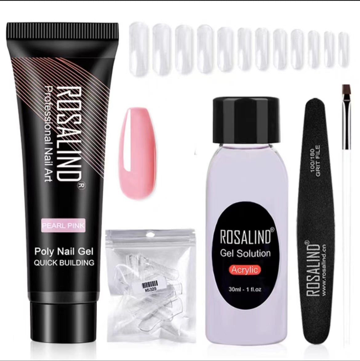 Rosalind Extension Gel Polish Kit For Manicure Poly Nail Gel Set For