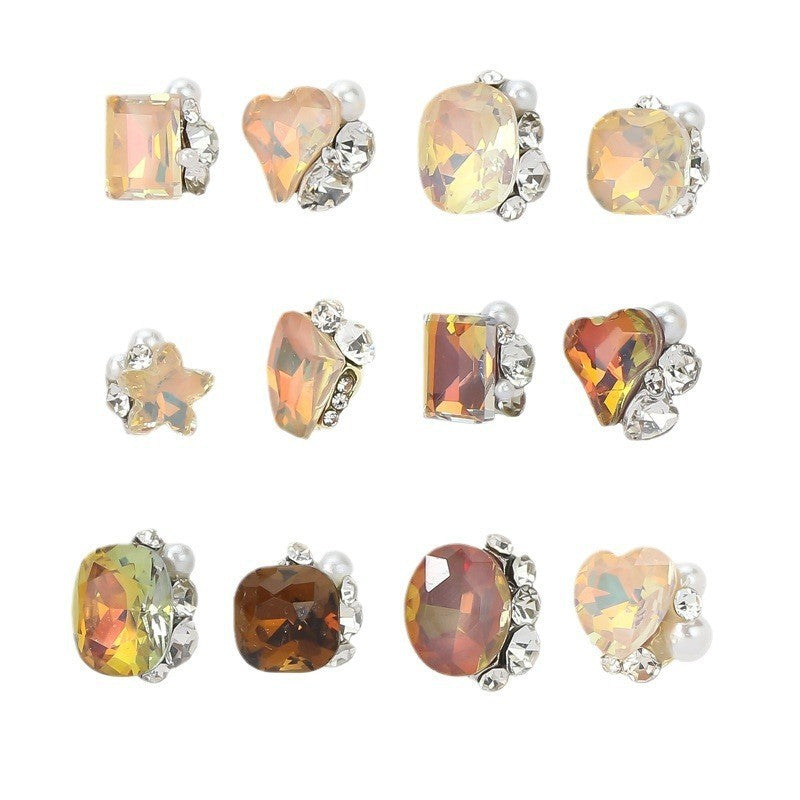 Rock Sugar Nail Crystal Stacked Diamond Accessories