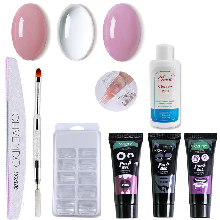 Mobray Nail Art Solid Extension Glue Set