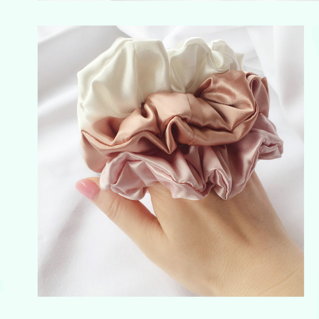 22 M Silk Medium Size 3cm Large Intestine Ring Silk Headdress Flower
