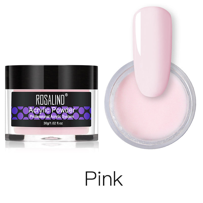 Rosalind Nail styling carved powder nail powder and crystal liquid