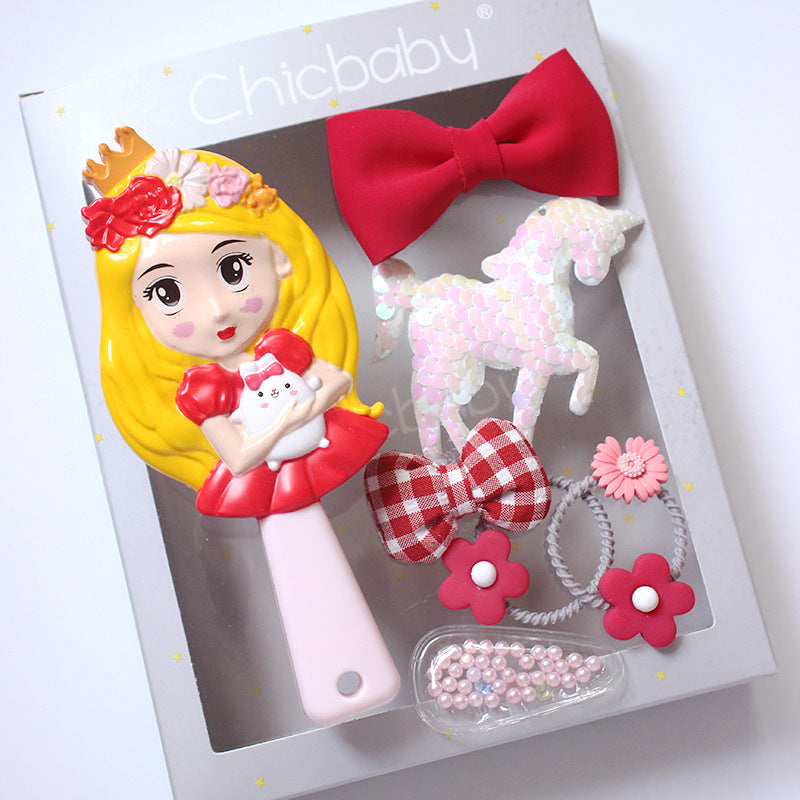 Children hairpin hair rope princess comb