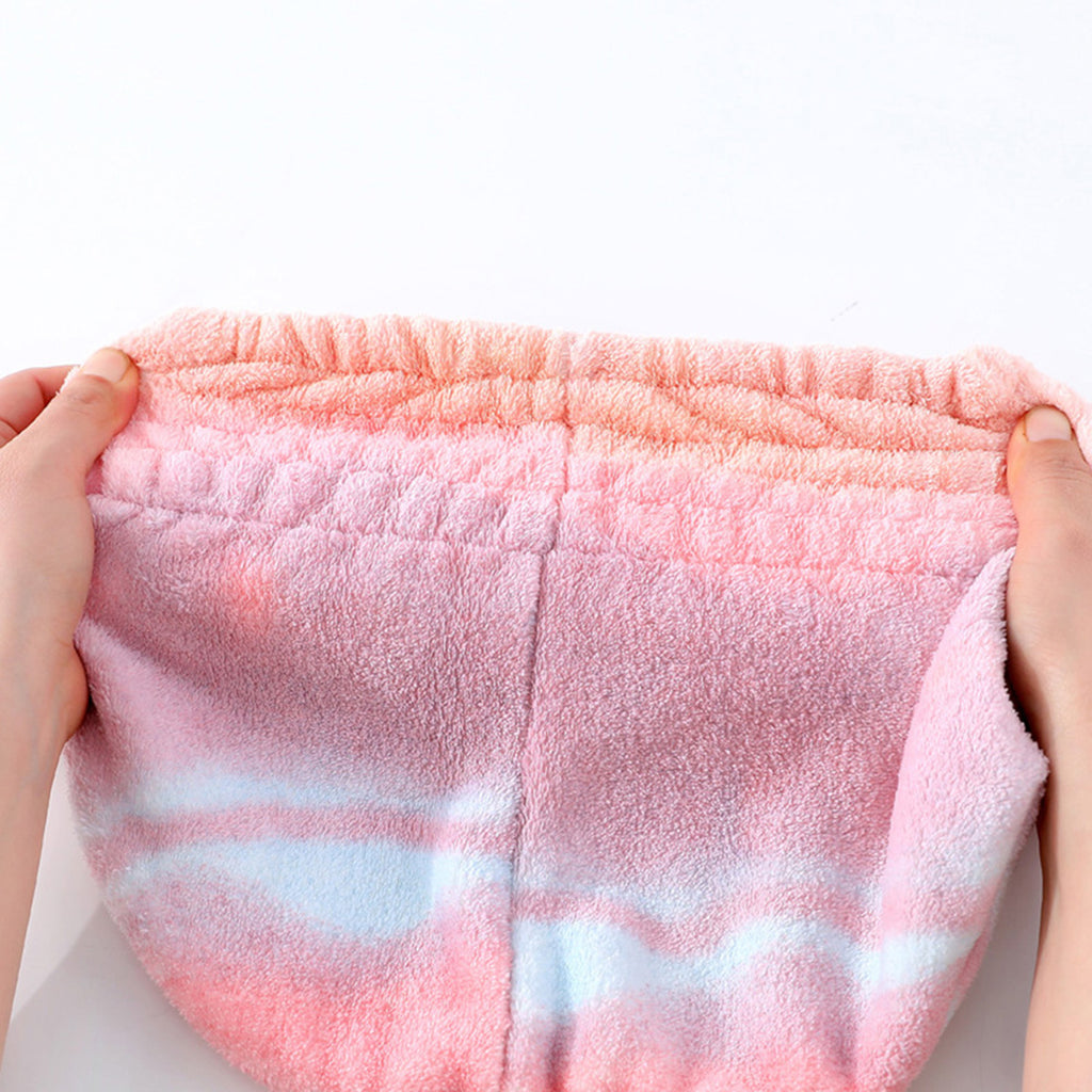 Absorbent Thickening Cute Princess Shampoo Dry Hair Towel Coral Fleece Soft Dry Hair Hat