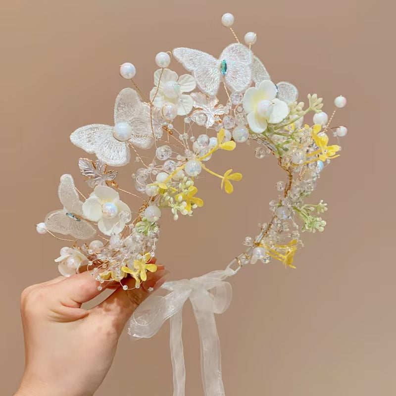 New Children's Garland Headband Mori Style Girls Flowers