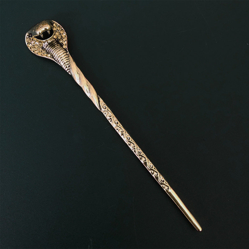 Vintage Cobra Hairpin Diamond Alloy Tiara