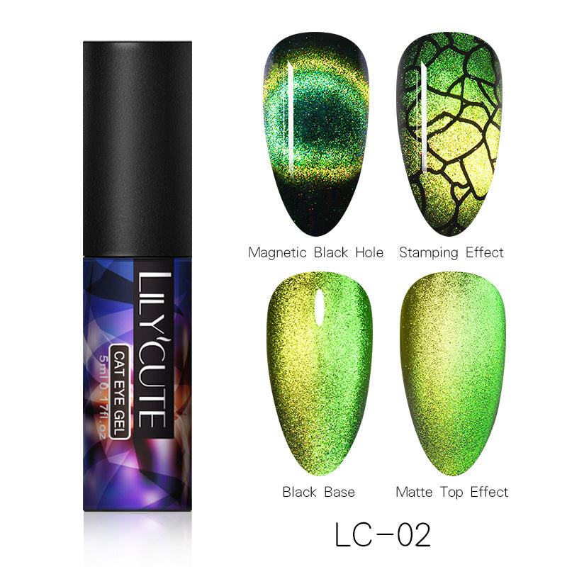 Lilycute Magic Wide Cat Eye Nail Polish