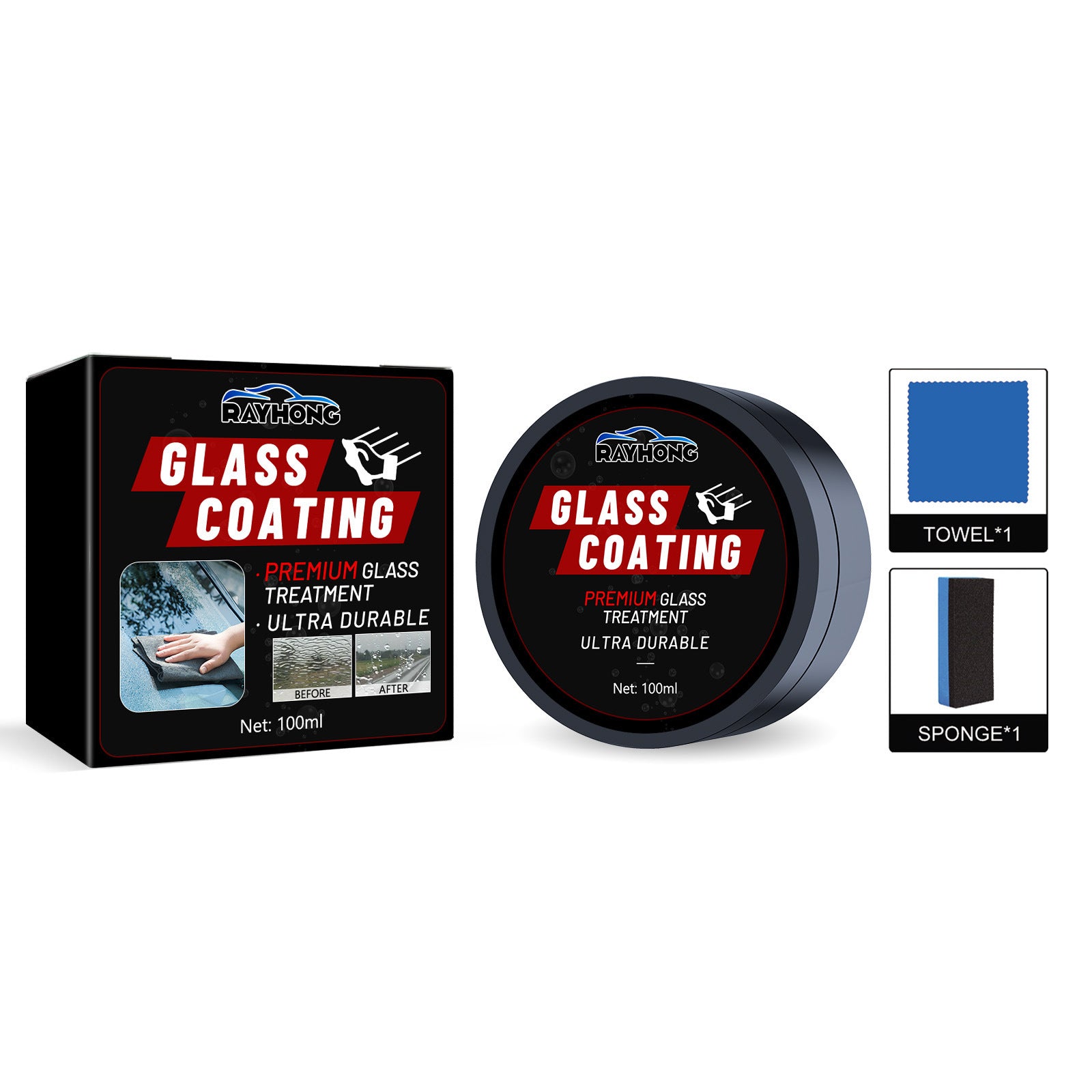 Windshield Cleaning Cream Waterproof Coating