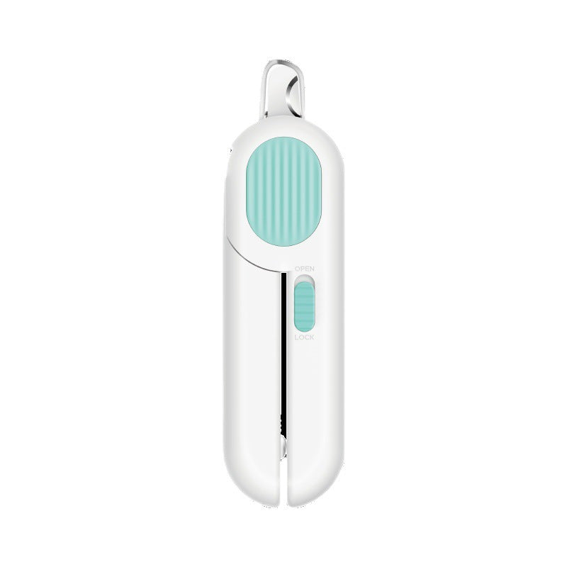LED Labor-Saving Dog And Cat Nail Clippers, Pet Nail Trimmers With LED Light, And Circular Cut-hole Cat Paw Cutter Dogs Nail Cutter Avoid Excessive Cutting