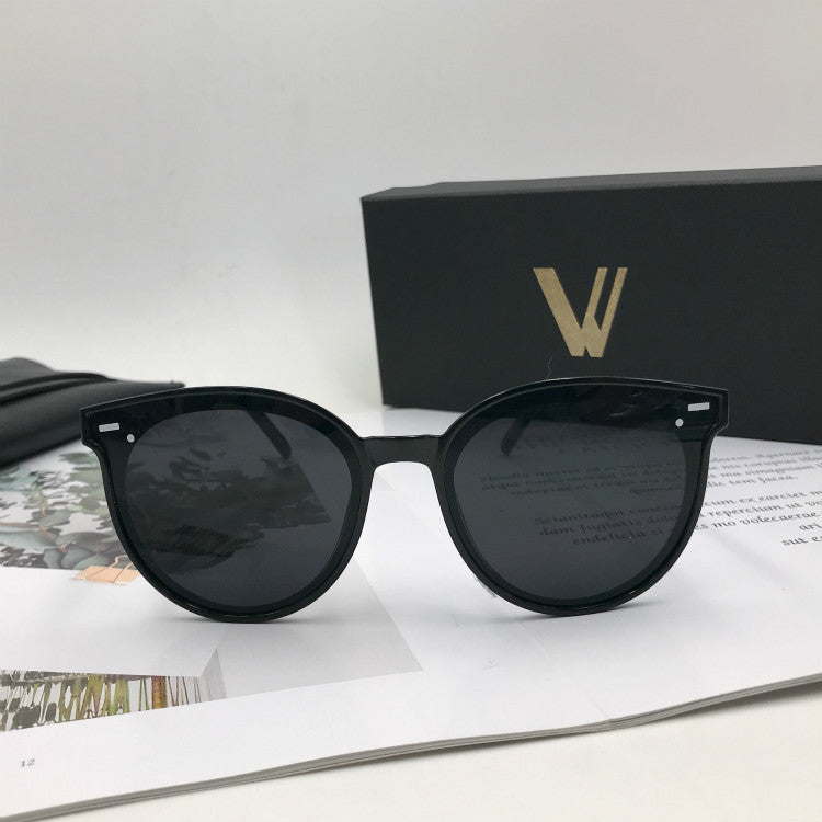 Rice nail type sunglasses female