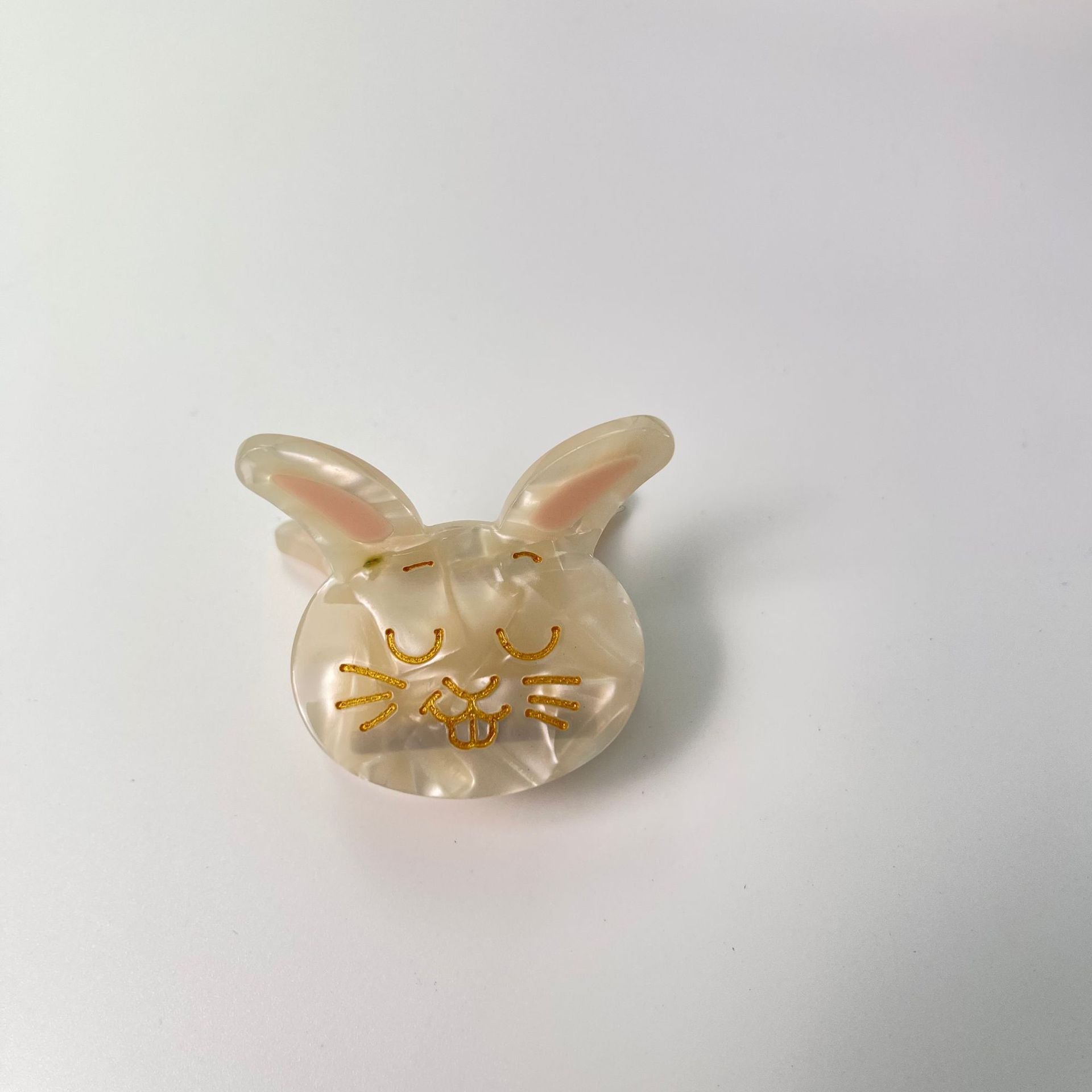 Cute Acetate Rabbit Clip Barrette