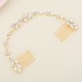 Crystal soft chain hair comb
