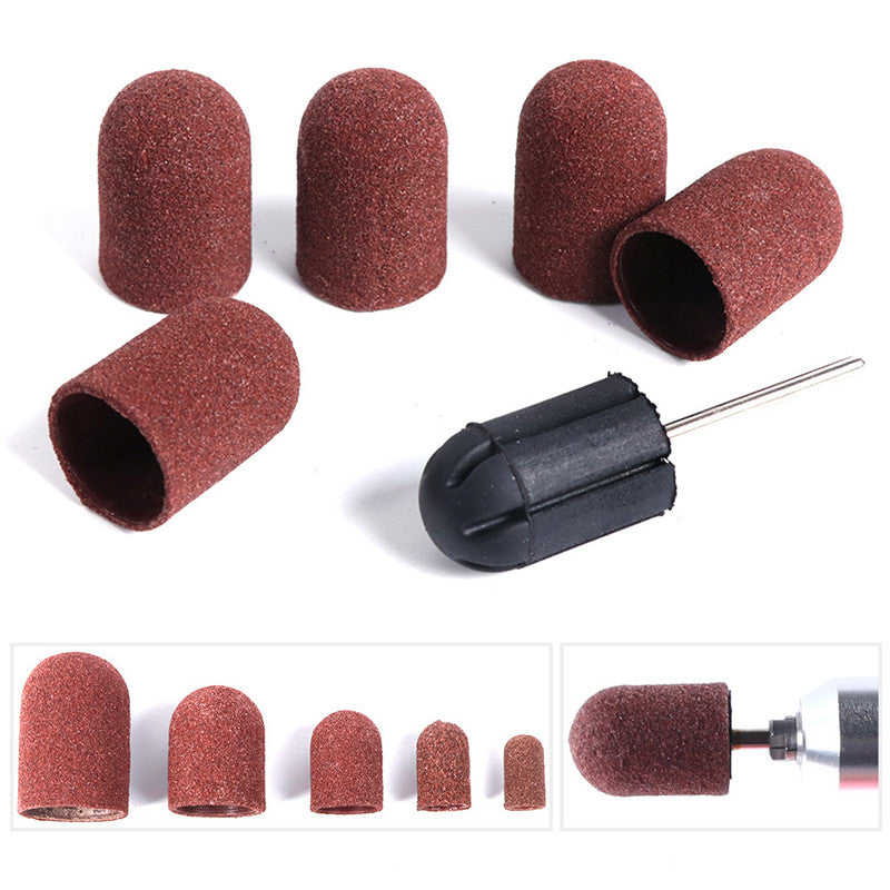 Sand ring for nail polisher
