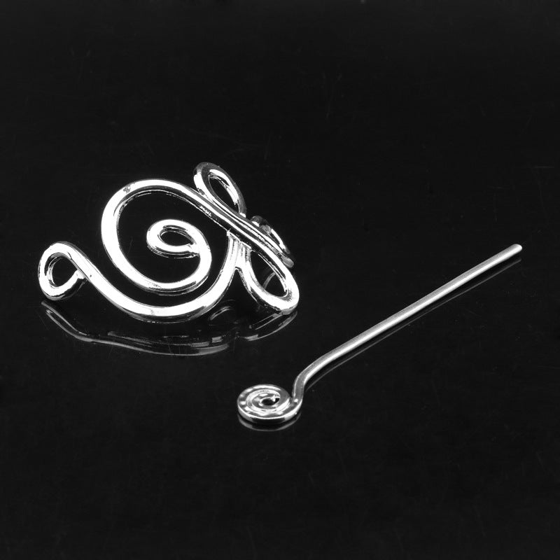 European and American simple metal hairpin