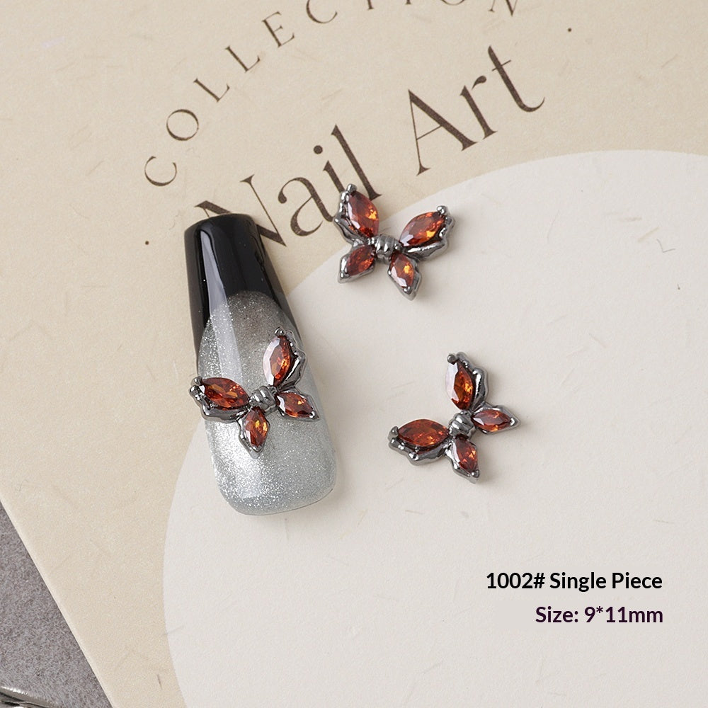 Retro Halloween Zircon Nail Art Accessories