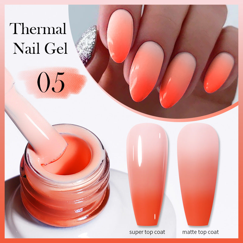 Thermal Nail Gel Simple Home Candy Gradient Color Change UV Polish