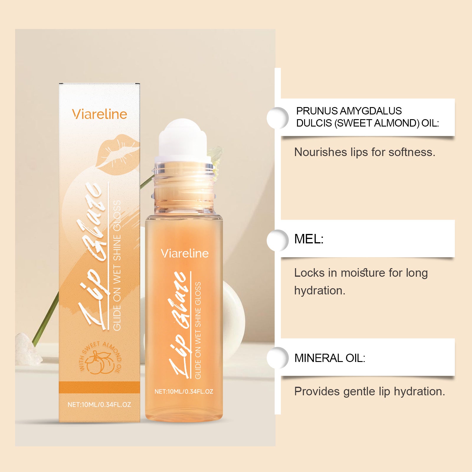 Apricot Moisturizing Lip Gloss