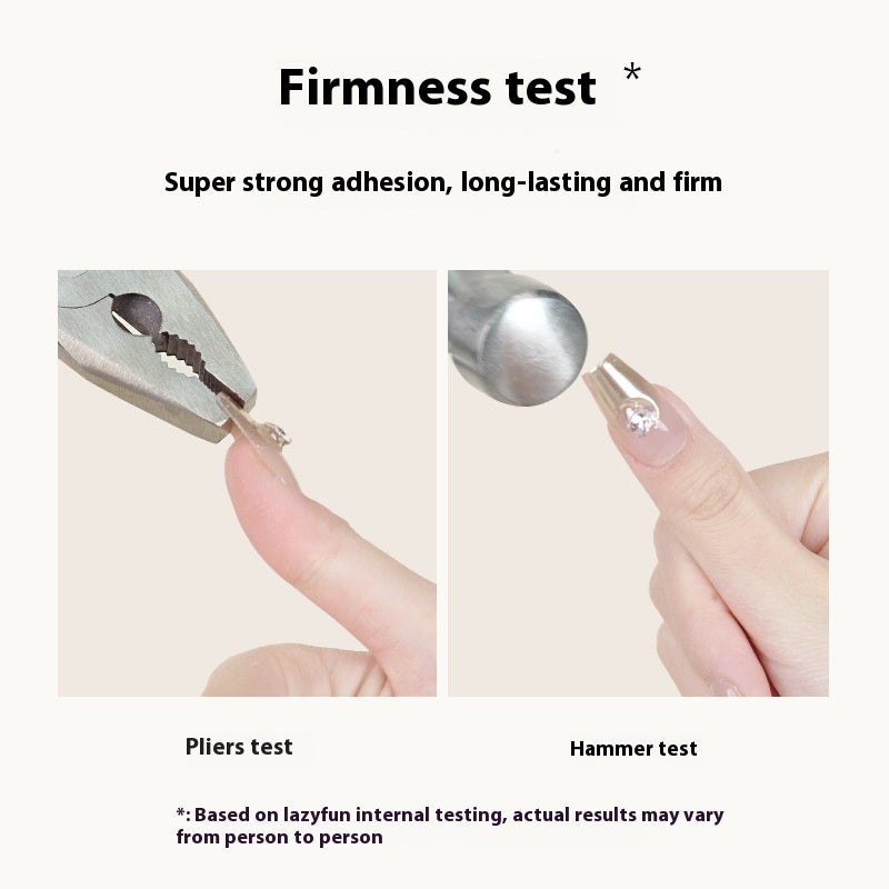Lazyfun Solid State Nail Tip Large Capacity Super Strong Adhesive Durable And Firm