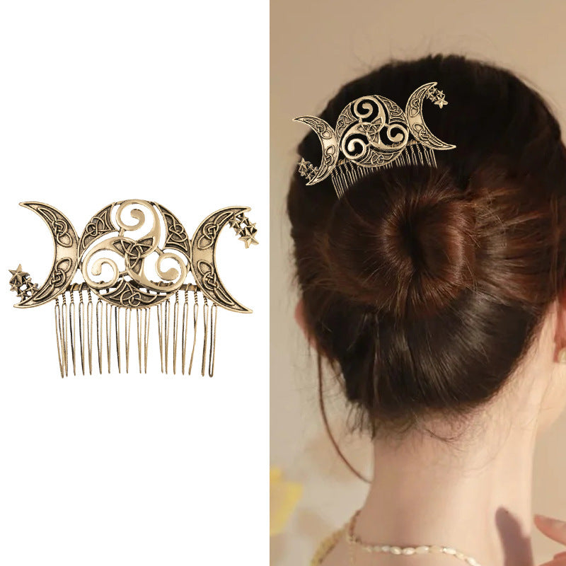 Sleek Seven-tooth Comb Hair Clip For A Chic Stylish Look