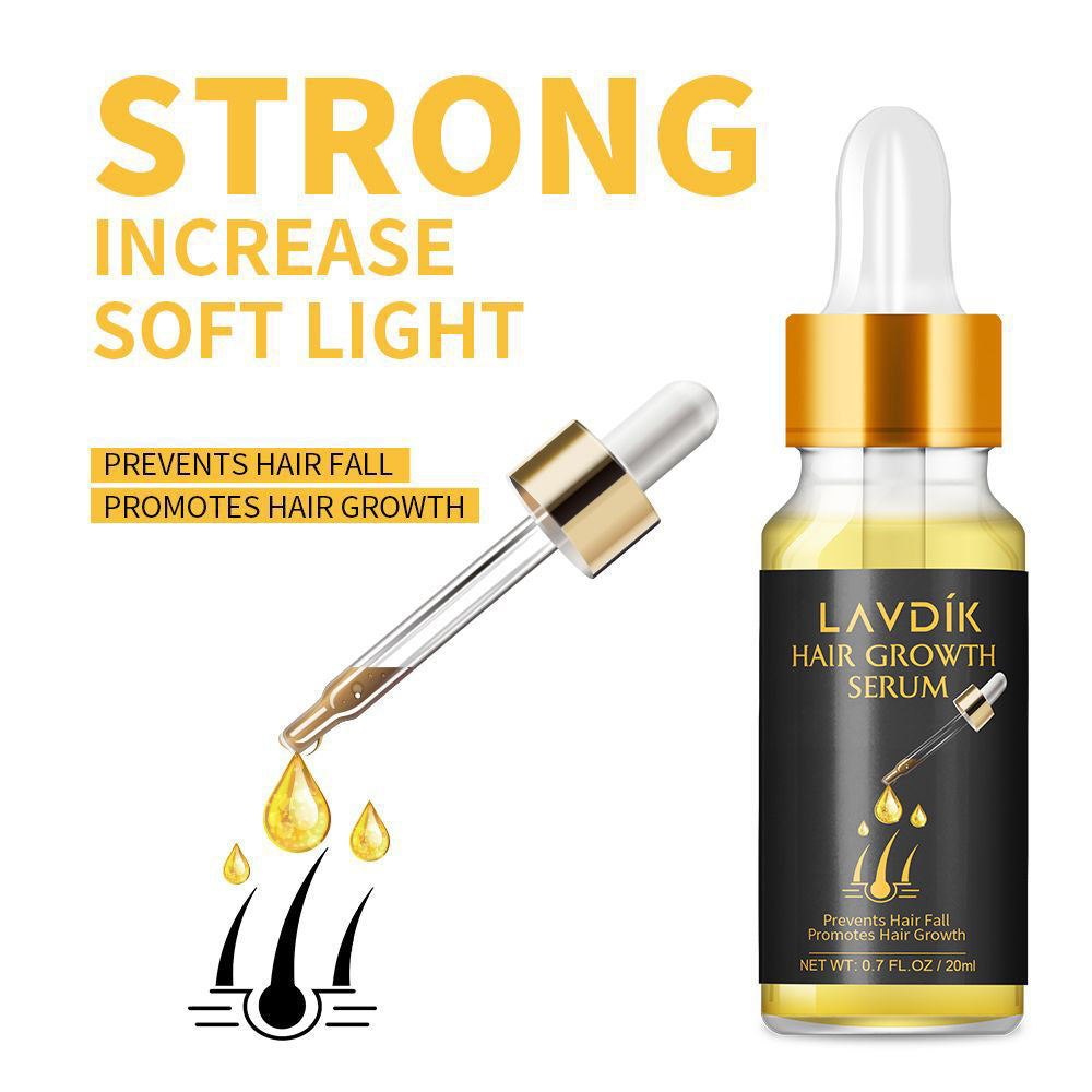 Lavdik Damaged Hair Repair Women Men's Fast Hair Growth Essence Oil Anti-hair Loss Lotion