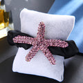 Starfish diamond hairpin