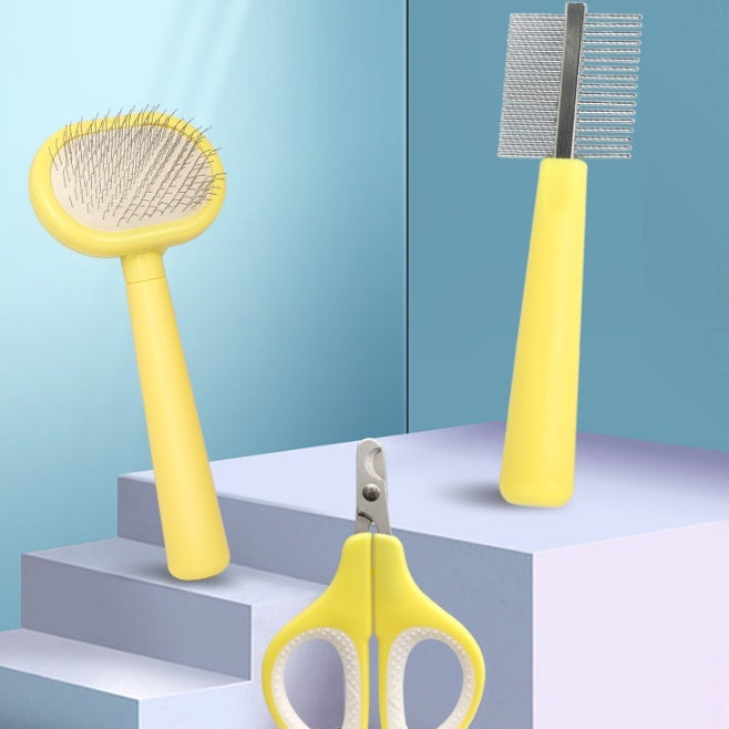 Needle Comb Brushed Fluffy Nail Scissors Comb Cat