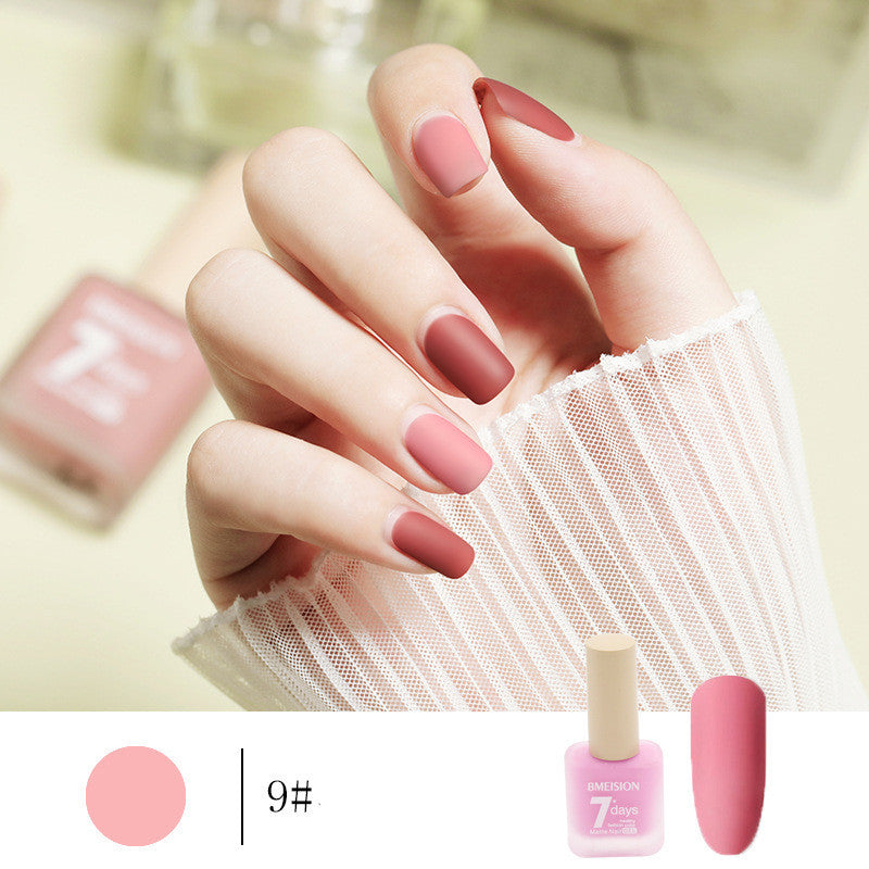Bmision Frosted No-baking Quick-drying Nude Matte Nail Polish