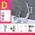 Wash basin faucet with external shampoo shower