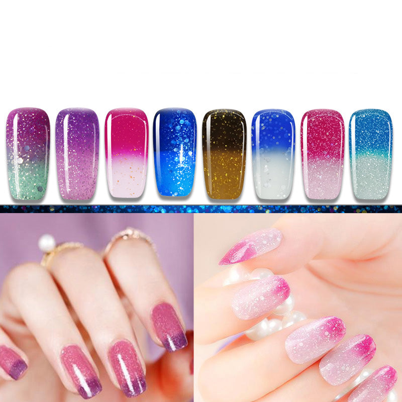 Temperature Change Winrinef Gradient nail glue