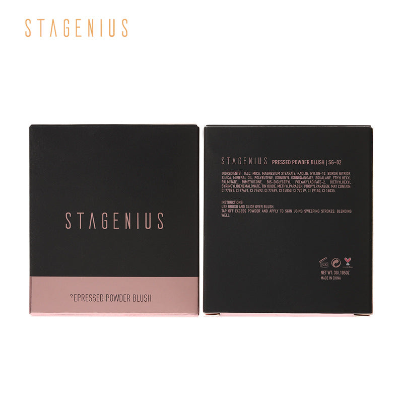 STAGENIUS Two-color blush matte finish