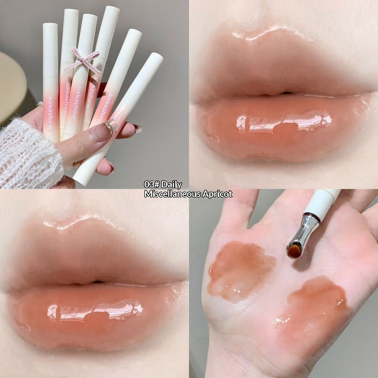 Sheer, Long-lasting Lip Glaze Lipstick Cosmetics
