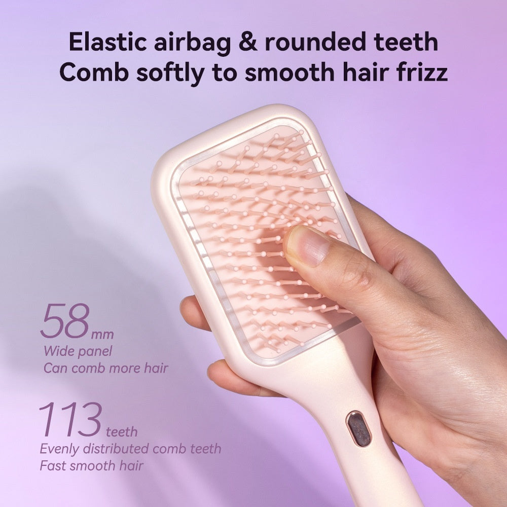 Healthy Hair Massage Comb Vibration Vertical Long-handled Comb Massage Scalp
