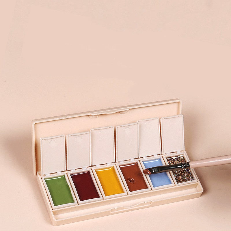 LimeGirl Cream Nail Polish Eye Shadow Bag