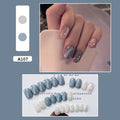 Wearable fake nail patch