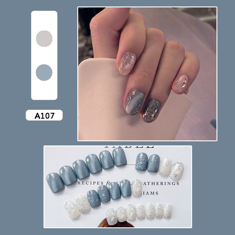 Wearable fake nail patch