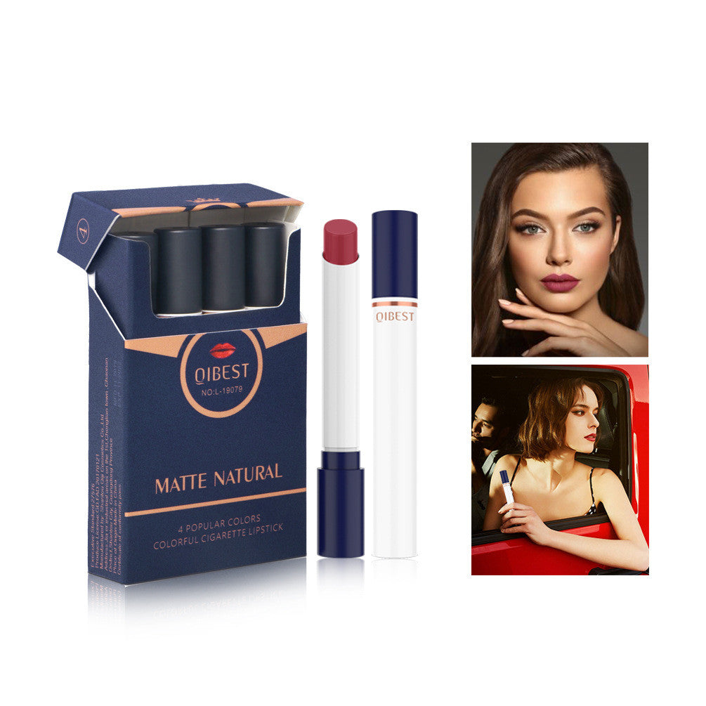 Long lasting cigarette tube lipstick set