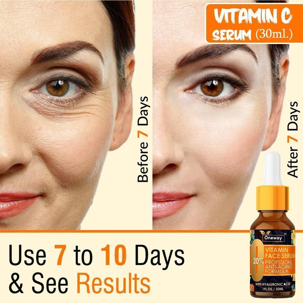 Oneway Happiness Vitamin C Face Serum 30Ml- Skin Clearing Serum (Pack Of 1)
