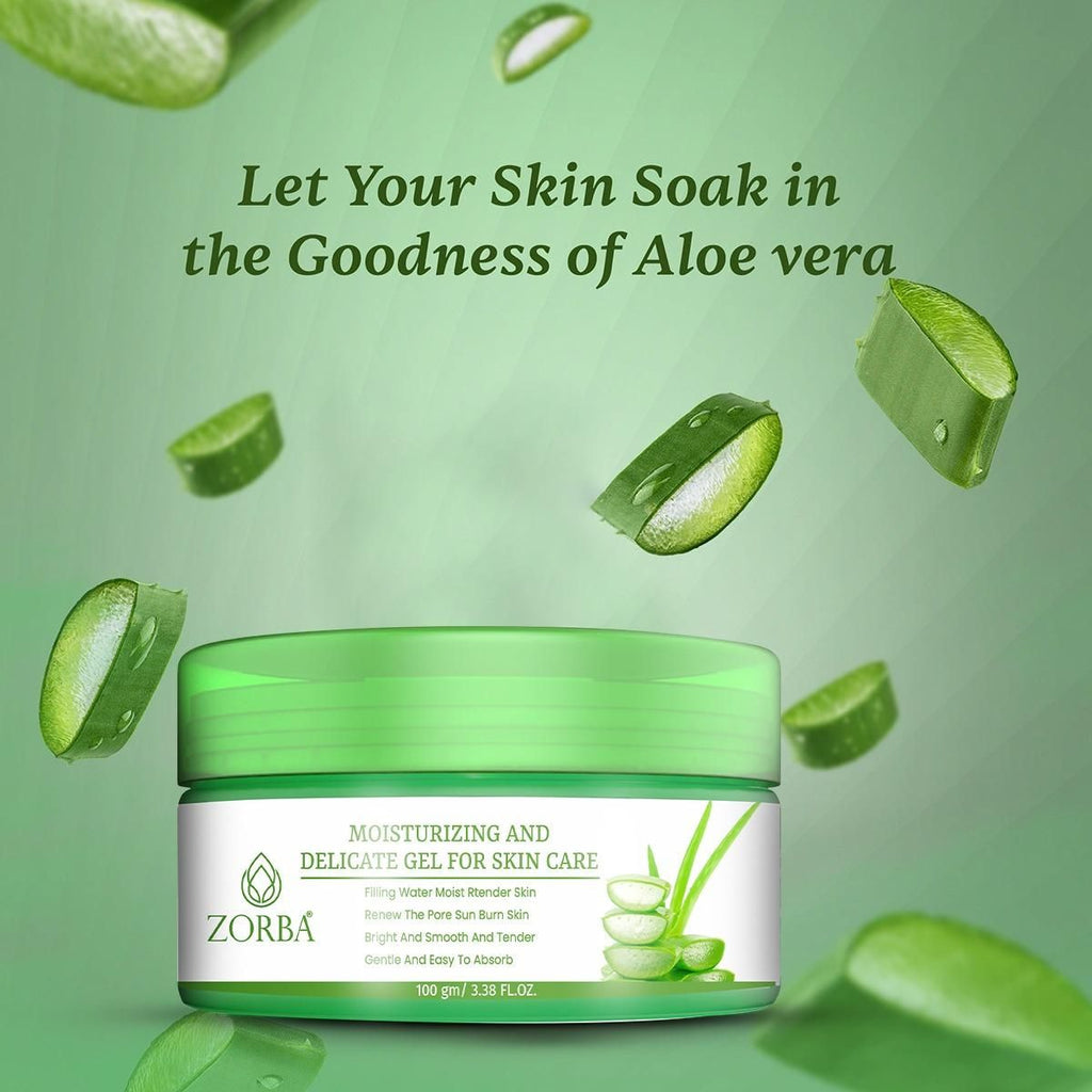 ZORBA Moisturizing and Delicate Gel for Skin Care 100 gm Pack of 1