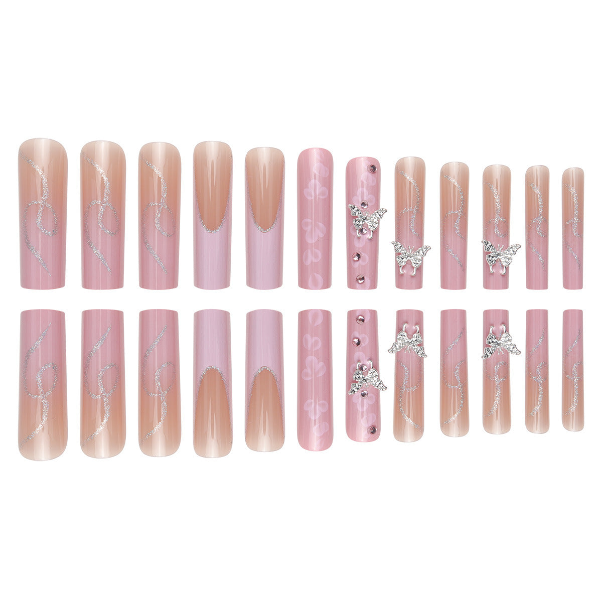 Flower Diamond In The Debris Nail Sticker